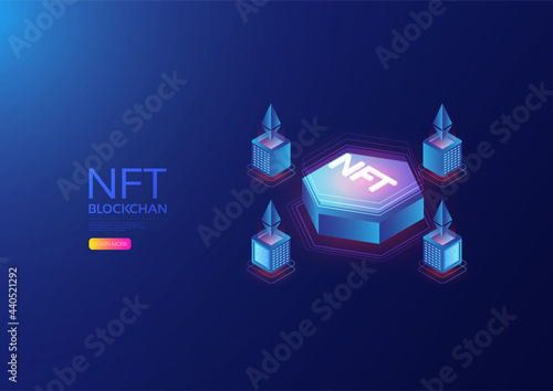 Isometric NFT with blockchain technology