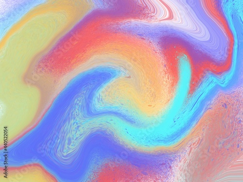 beautiful and colorful abstract paint