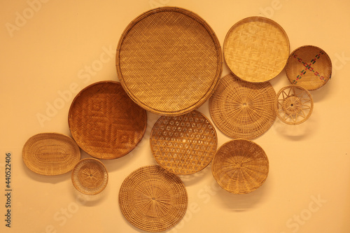 threshing basket basket  glass tray