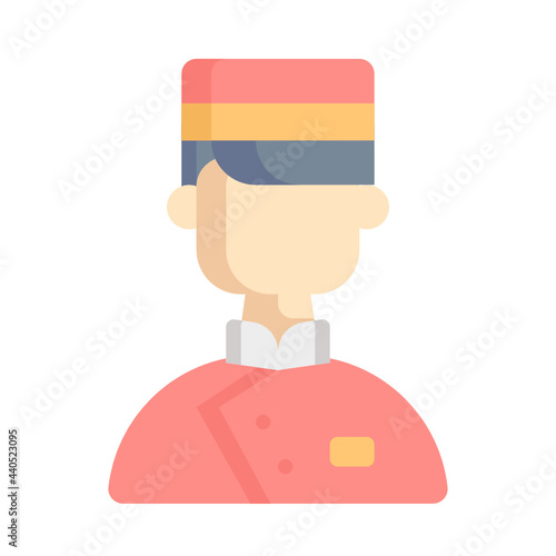 bellboy flat icon
