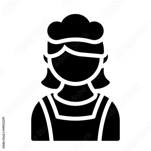 housekeeping glyph icon