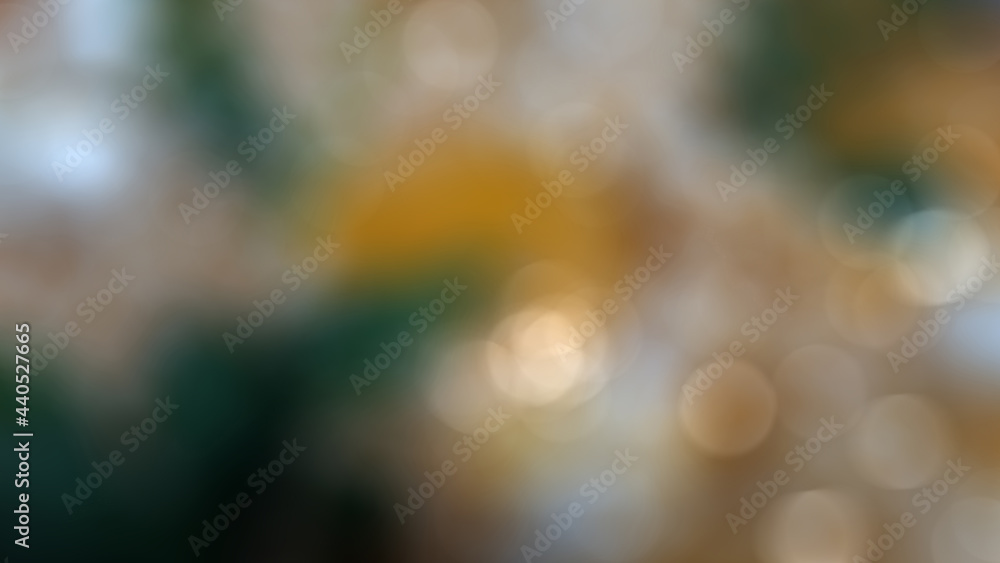 blurry background of food and light Bokeh, with space for the text, suitable for a background, defocused.