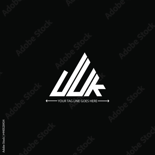 JUK letter logo creative design. JUK unique design
