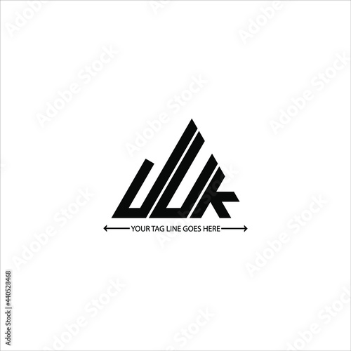 JUK letter logo creative design. JUK unique design
