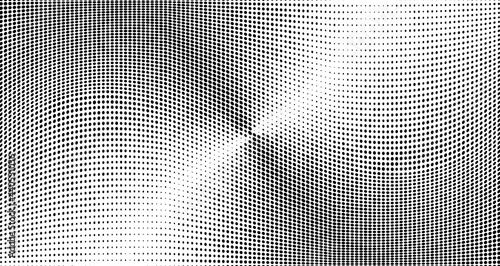 Light gradient halftone dots grunge wide background 