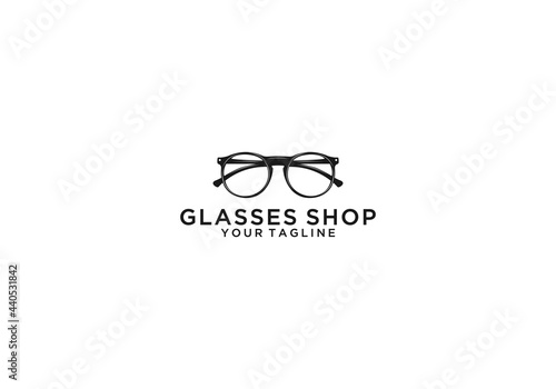 glasses logo on a white background