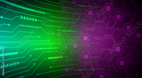 cyber circuit future technology concept background