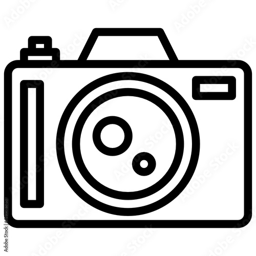 photograph outline style icon