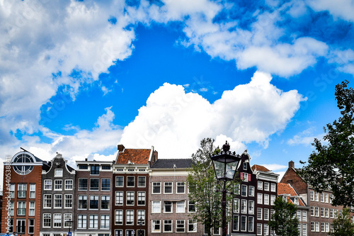 オランダ、アムステルダム市内を散策する