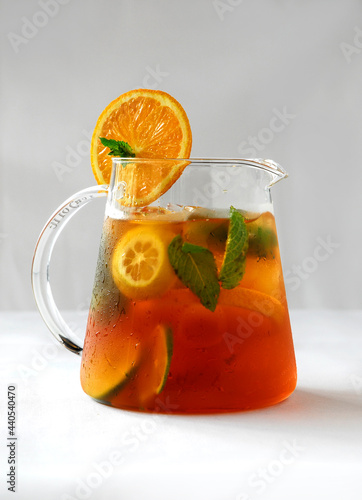 iced tea in summer time