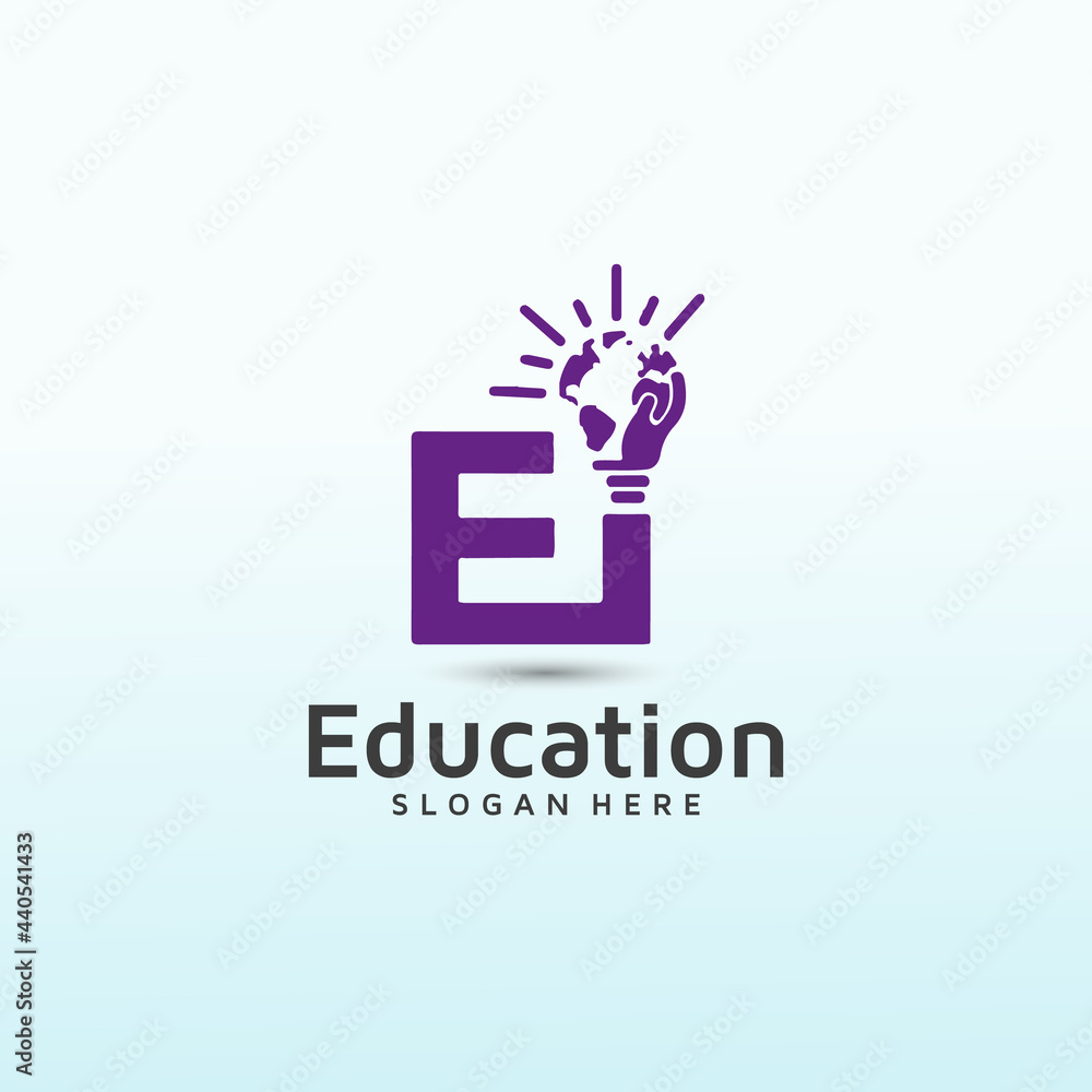 Fototapeta premium Logo for a global education research company