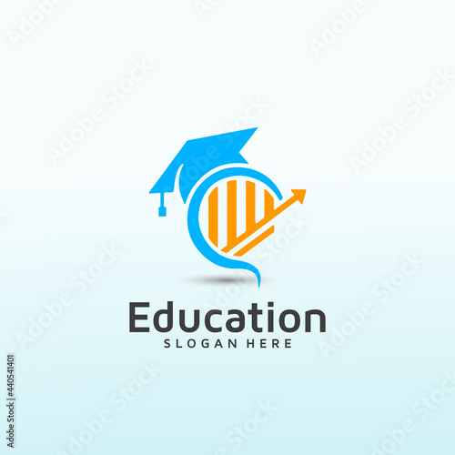 Free Download Accounting education vector logo design template - GFXLoad