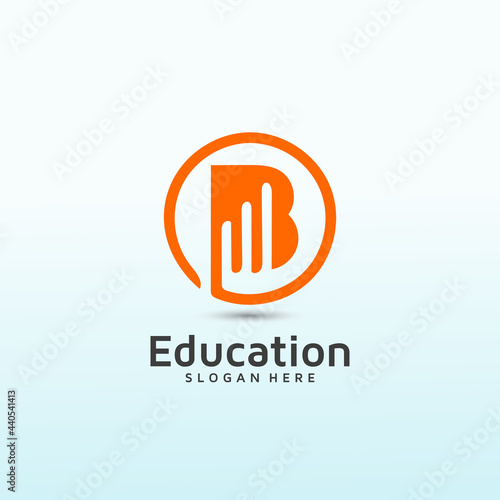 Letter BB invitation logo for shareholders