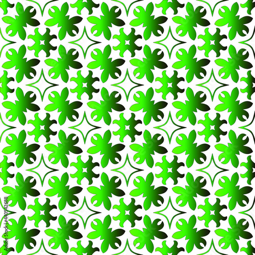 Geometric vector pattern with black and green gradient. simple ornament for wallpapers and backgrounds.