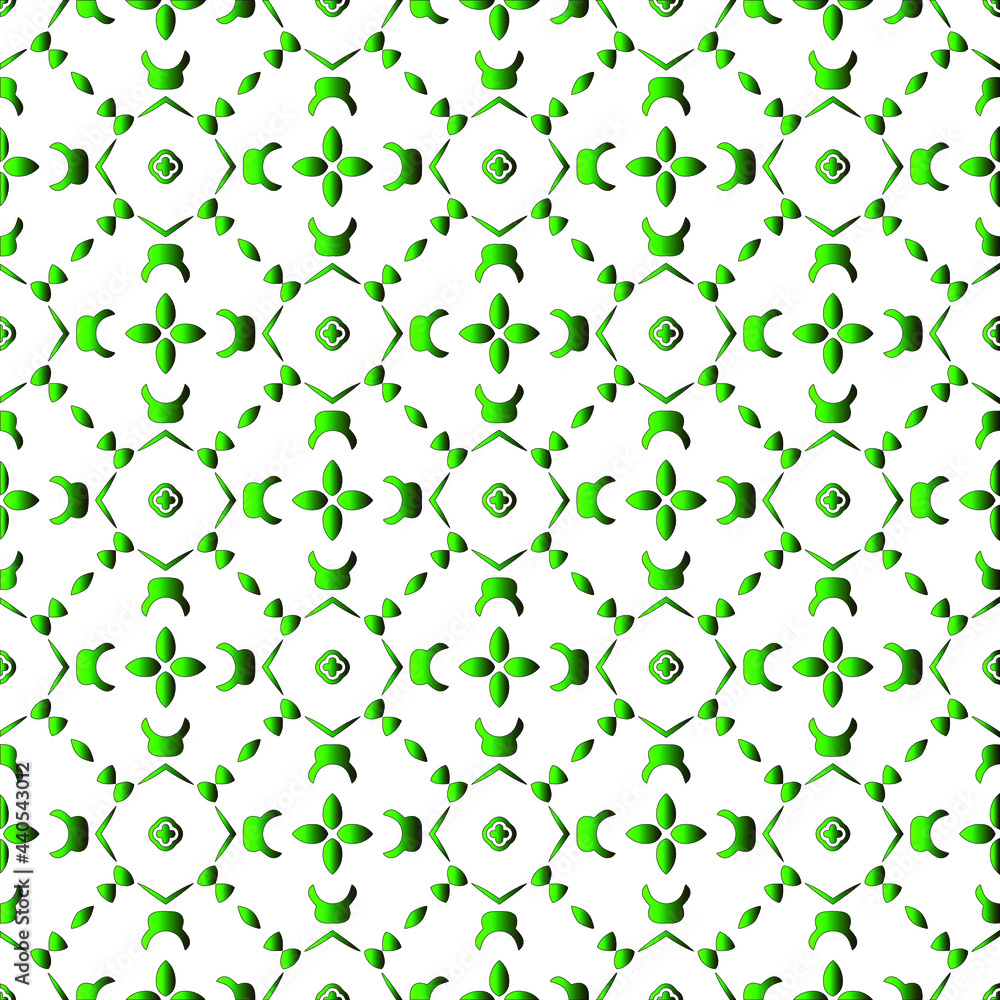 Geometric vector pattern with black and green gradient. simple ornament for wallpapers and backgrounds.
Geometric vector pattern with black and green gradient. simple ornament for wallpapers and backgrounds.