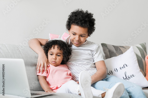 African-American children w...