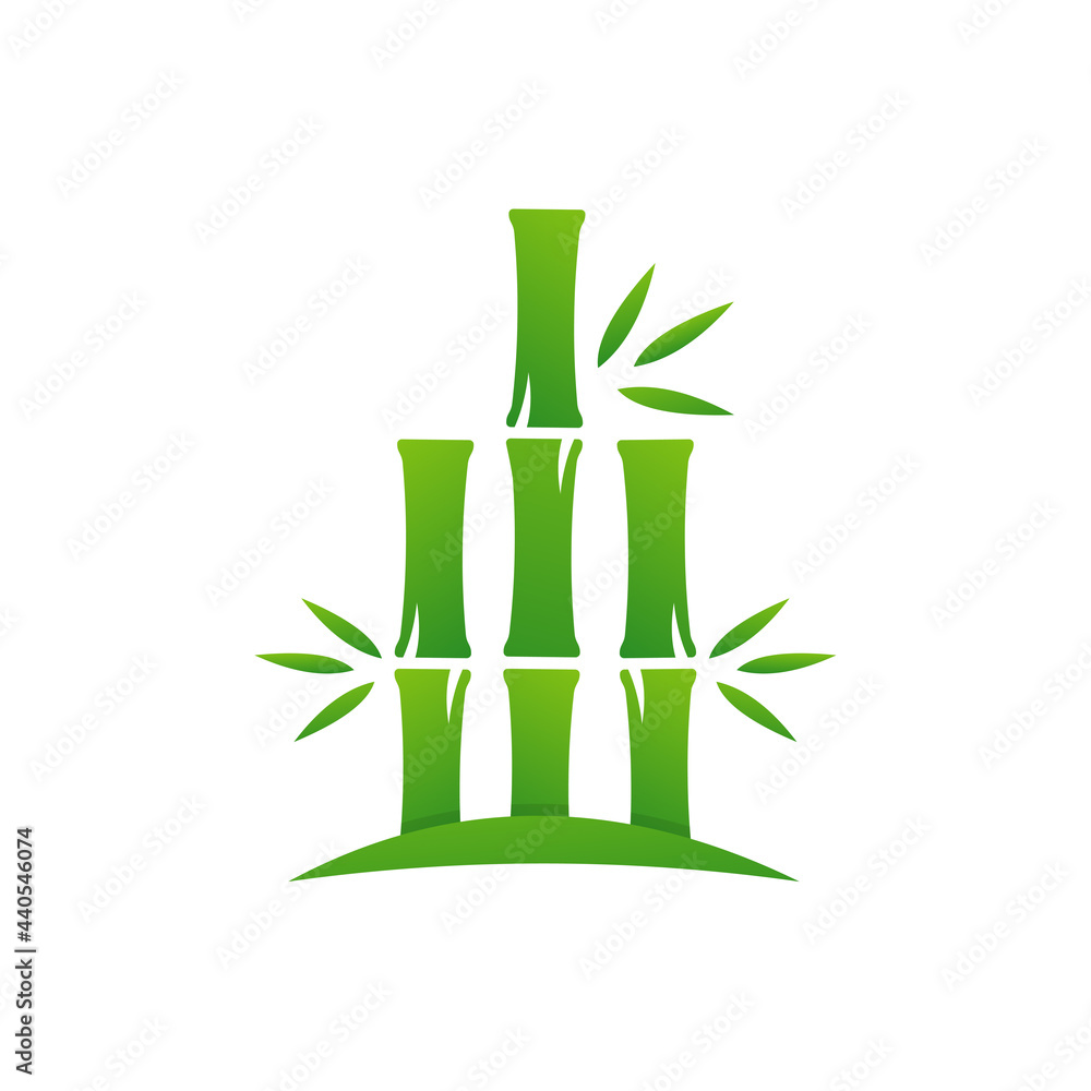 Fototapeta premium Bamboo logo vector template, Creative Bamboo logo design concepts