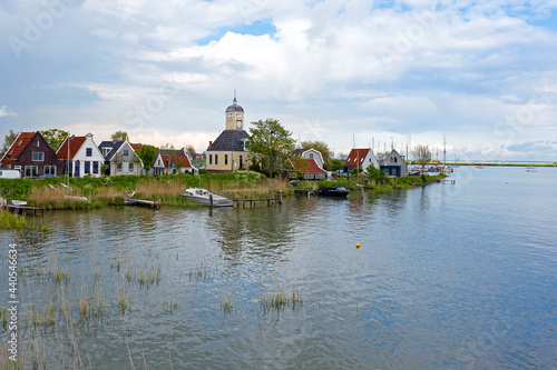 The ancient village Durgerdam at the IJsselmeer in the Netherlands