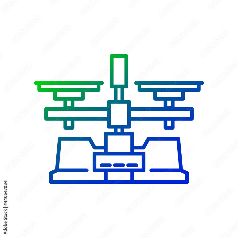 Fototapeta premium Balance scale icon