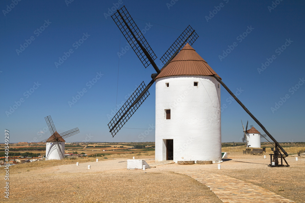 Windmills of Mota del Cuervo, Cuenca, Spain Windmills of Mota del Cuervo, Cuenca, Spain