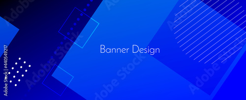 Abstract geometric modern decorative design banner pattern background