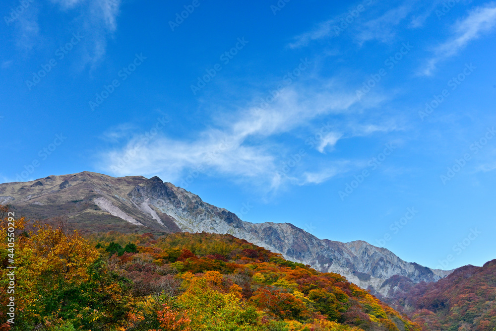 秋の大山
