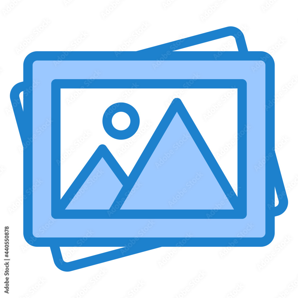 Image blue style icon Image blue style icon