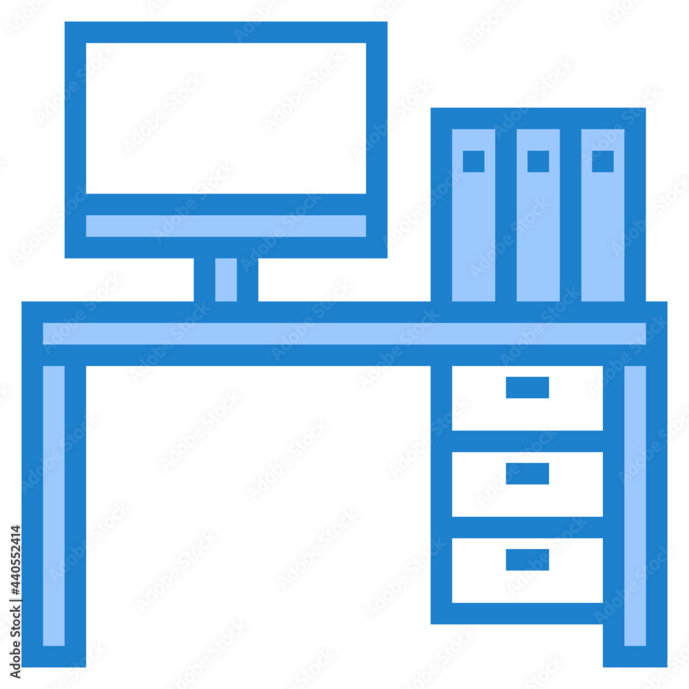 Destop blue style icon Destop blue style icon