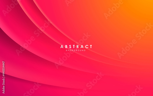 Abstract modern background gradient color wavy light and shadow decoration