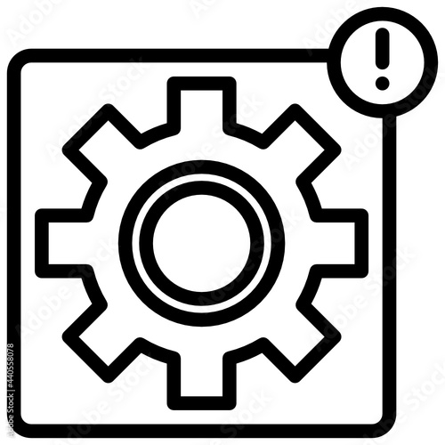 Setting outline style icon