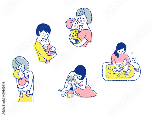 ママと赤ちゃん　セット　