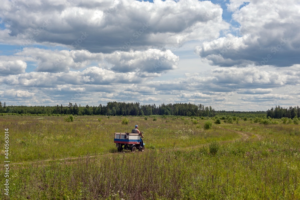Fototapeta premium Cargo motorcycle