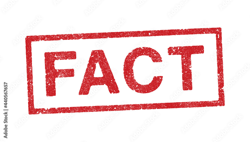 Vector illustration of the word Fact in red ink stamps Vector illustration of the word Fact in red ink stamps