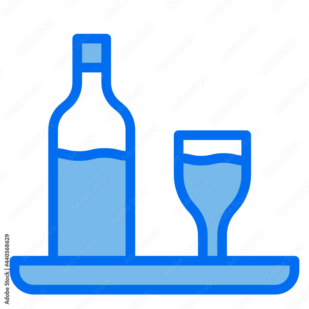 hotel_Drinking blue line icon hotel_Drinking blue line icon