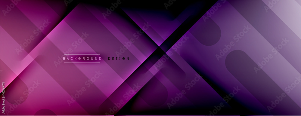 Abstract background - lines composition created with lights and shadows. Technology or business digital template. Trendy simple fluid color gradient abstract background with dynamic Abstract background - lines composition created with lights and shadows. Technology or business digital template. Trendy simple fluid color gradient abstract background with dynamic