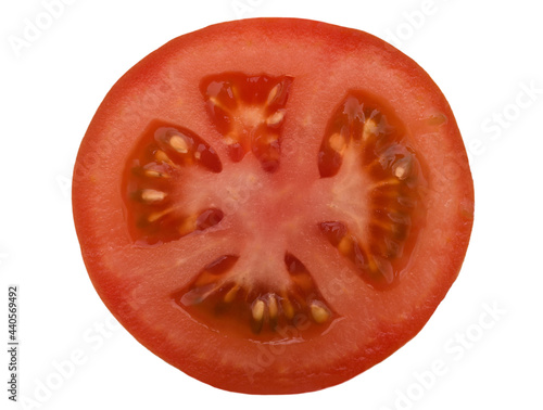 Wallpaper Mural Fresh tomato half isolated on the white background. Close-up. Torontodigital.ca