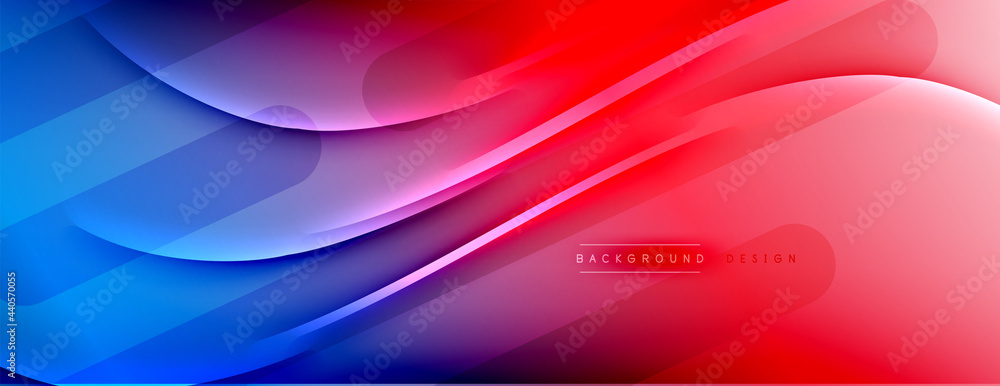 Abstract background - lines composition created with lights and shadows. Technology or business digital template. Trendy simple fluid color gradient abstract background with dynamic Abstract background - lines composition created with lights and shadows. Technology or business digital template. Trendy simple fluid color gradient abstract background with dynamic