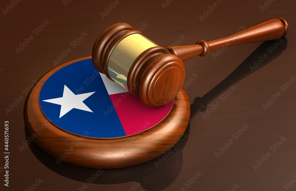 Texas Law Legal System Concept
