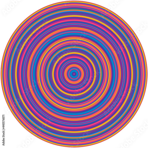 colorful concentric circle image background