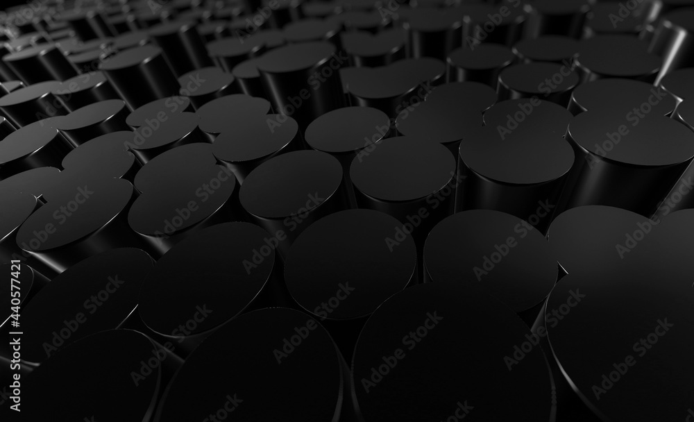 Obraz premium Three dimensionalAbstract circles random background.