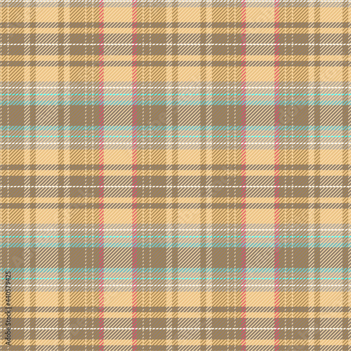 Plaid seamless patterns set. Fashion textile cloth, plaid fabric, vector illustration.