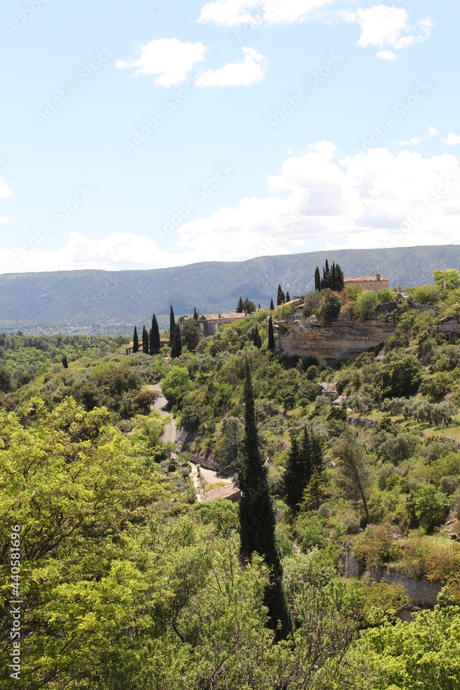 View from the city of Roussillon