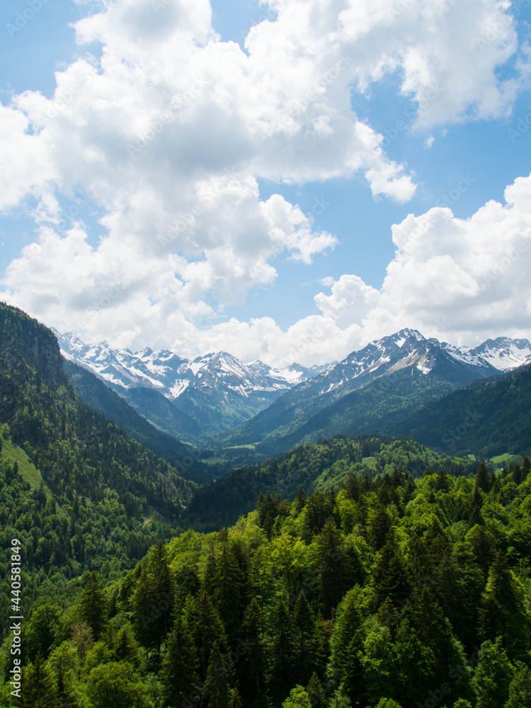Fototapeta premium Allgäuer Bergwelt