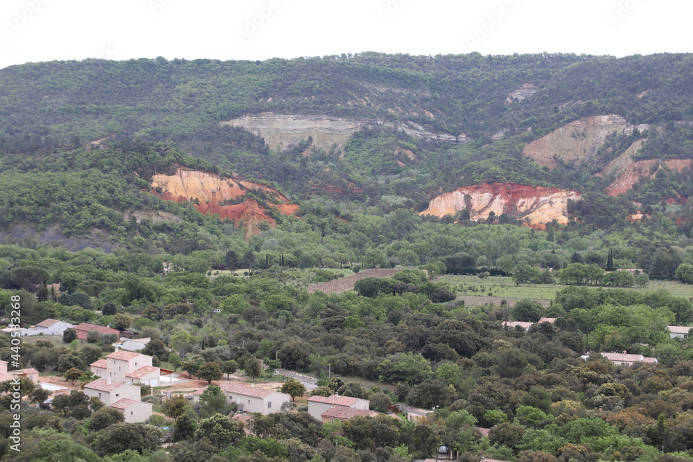 Fototapeta premium village in the mountains