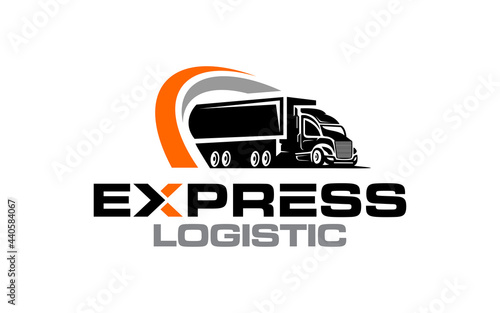 Illustration graphic vector of logistics and delivery company logo design template