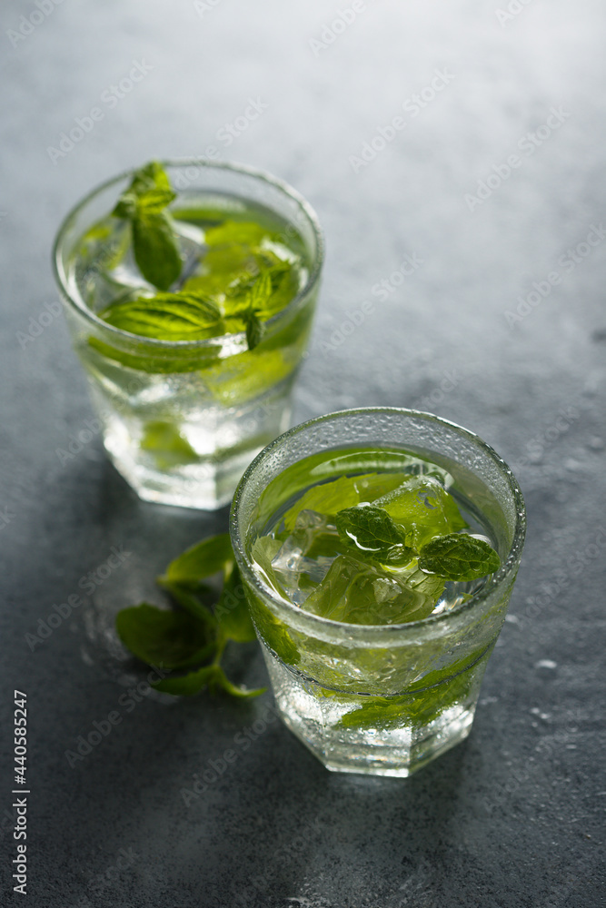 Refreshing mint drink or cocktail Refreshing mint drink or cocktail