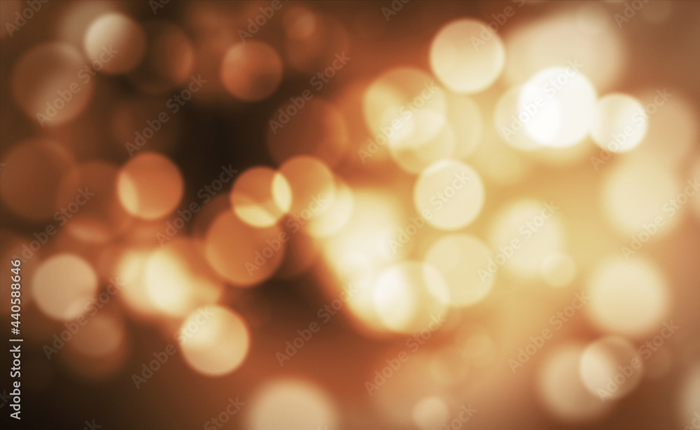 Abstract Gold Bokeh Partice background 