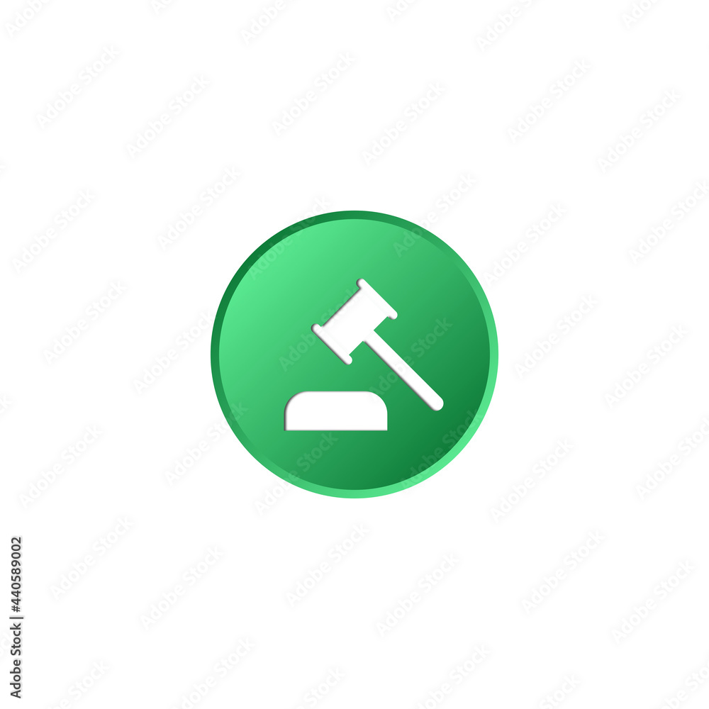 Hammer judge icon. Vector illustration for graphic design, Web, UI, app. Hammer judge icon. Vector illustration for graphic design, Web, UI, app.