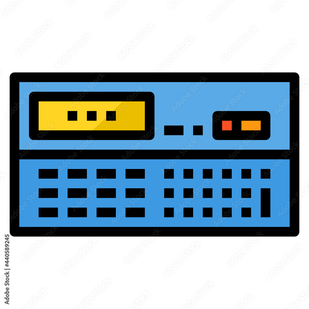 Calculator filled outline icon Calculator filled outline icon
