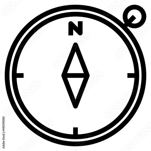 Free Download Compass line icon - GFXLoad